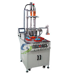 轉盤帶機械手鎖螺絲機