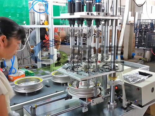 電動(dòng)車輪轂自動(dòng)鎖螺絲機(jī)-8軸固定式